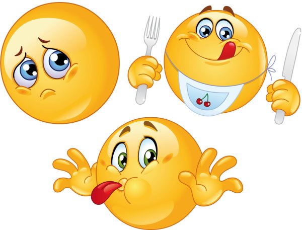 смайлики приятного аппетита
