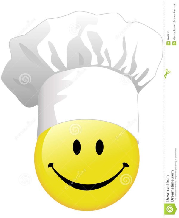 улыбающийся повар