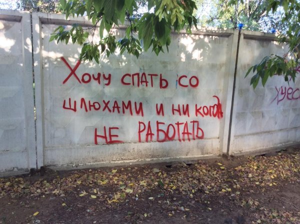 прикольная надпись на стену