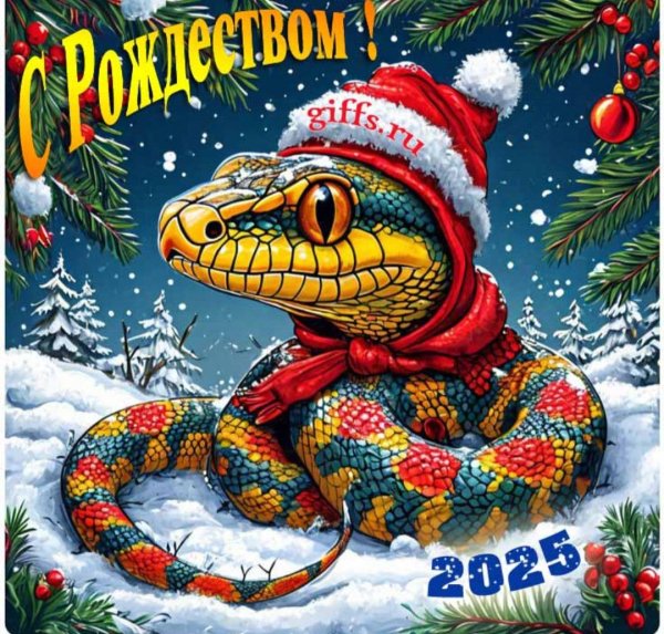 новогодние змеи