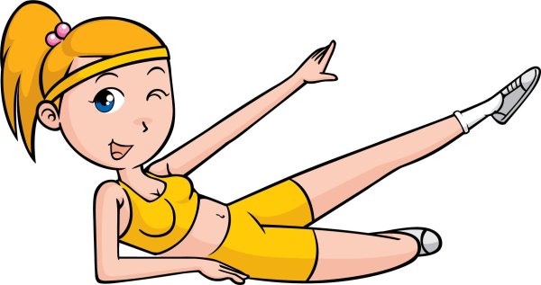 спортсменки мультяшные