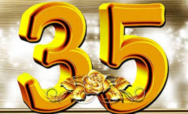 красивая цифра 35