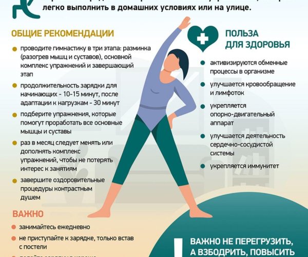 зарядка инфографика