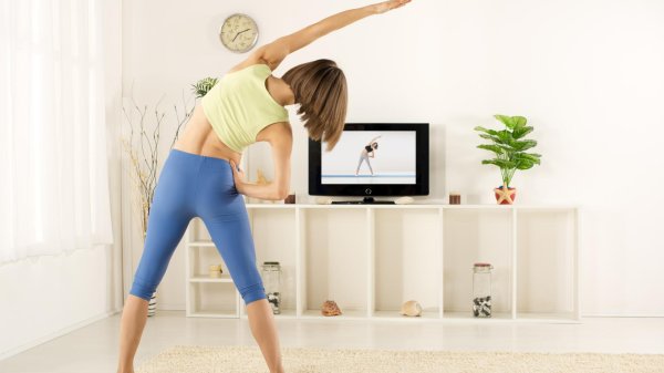 аэробика перед телевизором