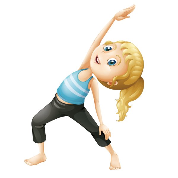 детский фитнес рисунок