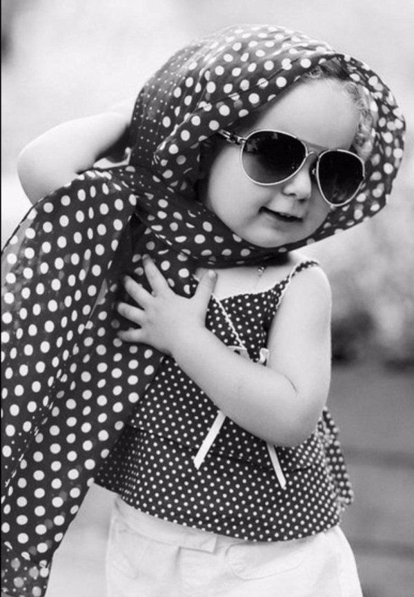 фотосессия модница детская