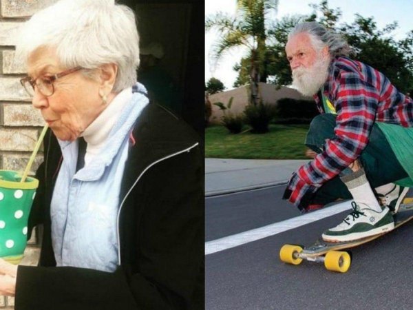 смешной старик