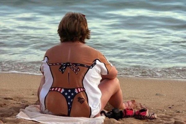 пляжные приколы