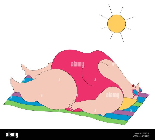 рисунки толстых женщин