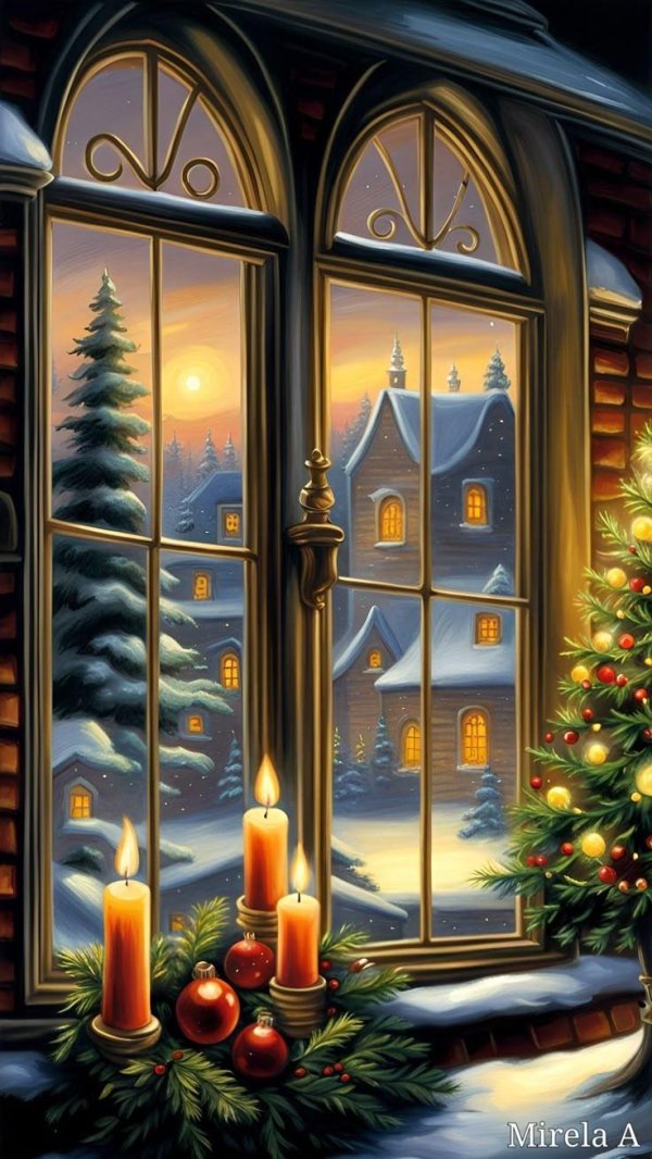 рождественская картина