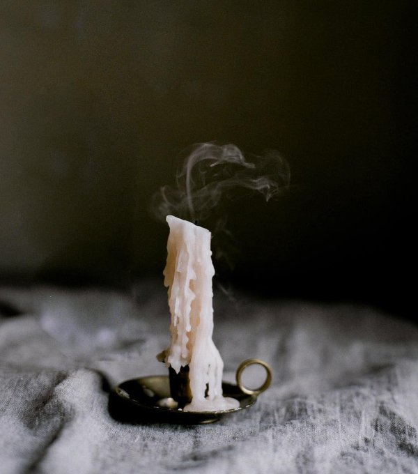 огарок свечи