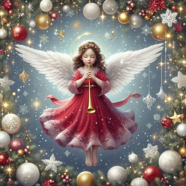 новогодние ангелы