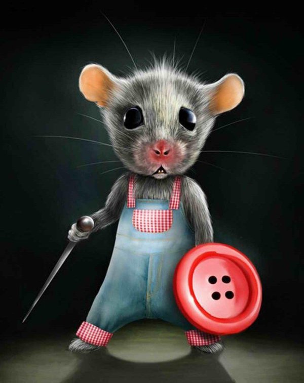 смешная мышка