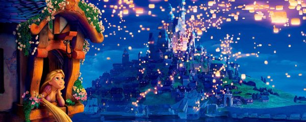 замок рапунцель
