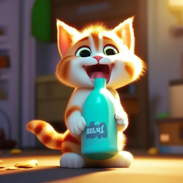 кошка мультяшка