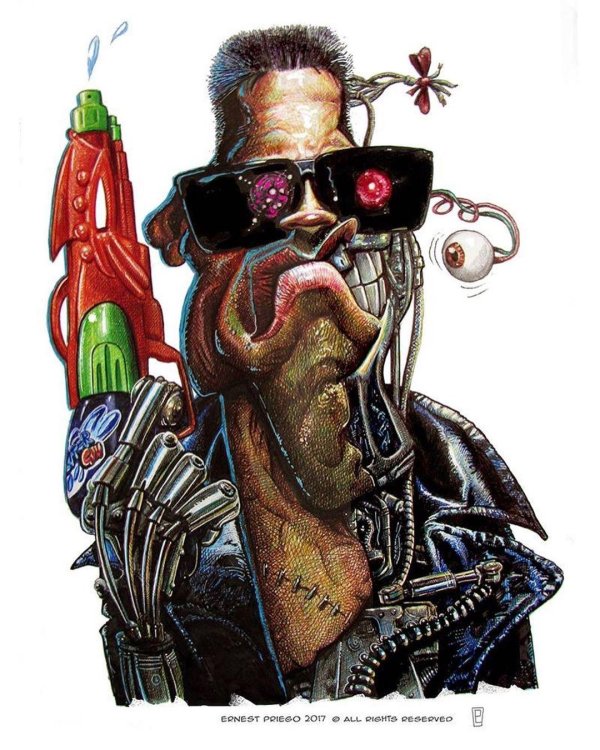 арнольд шварценеггер карикатура