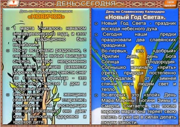праздники народного календаря