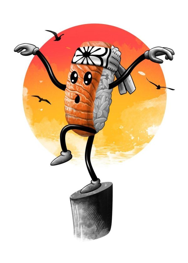 рисунки роллов