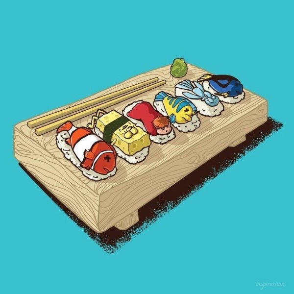 мультяшный ролл