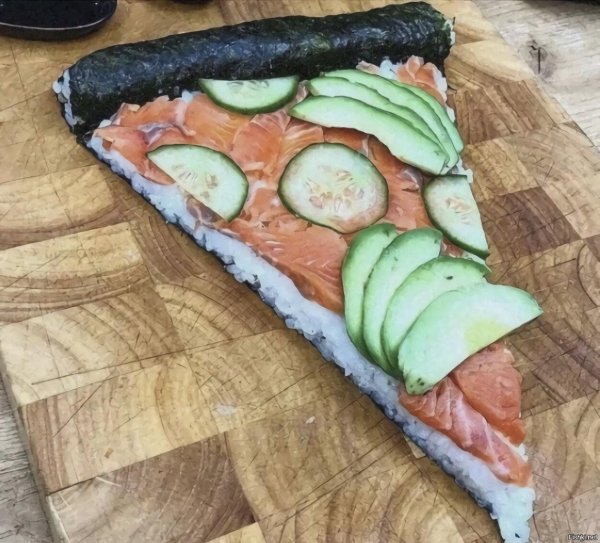 пицца из роллов