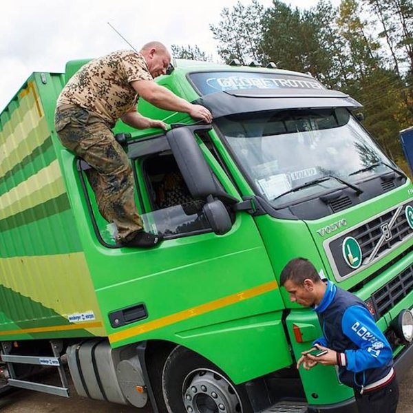 тюнингованный грузовиков вольво