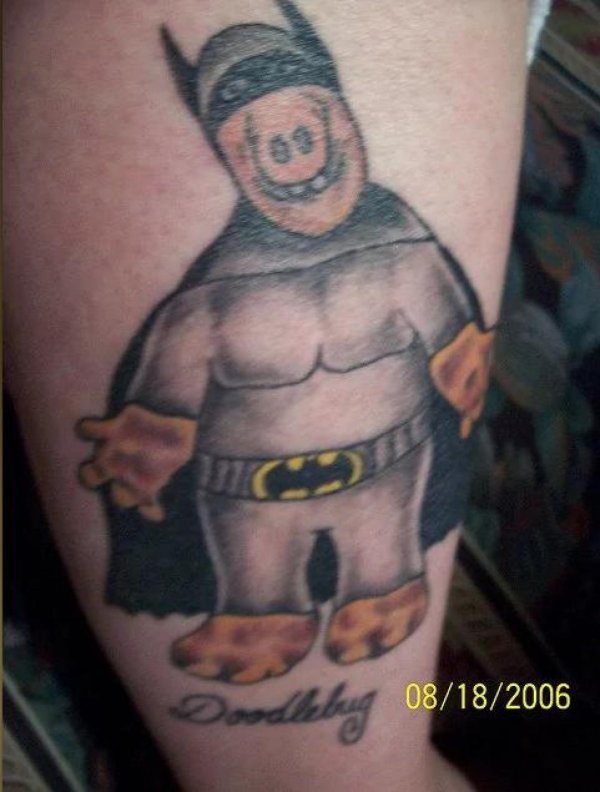 татуированный барт симпсон