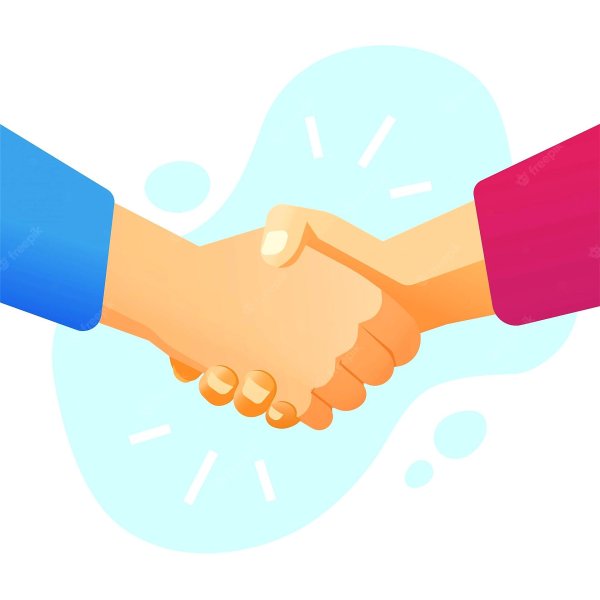 рукопожатие вектор