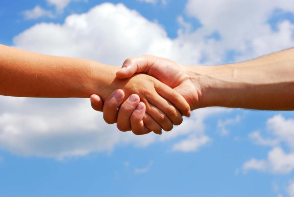 дружба руки