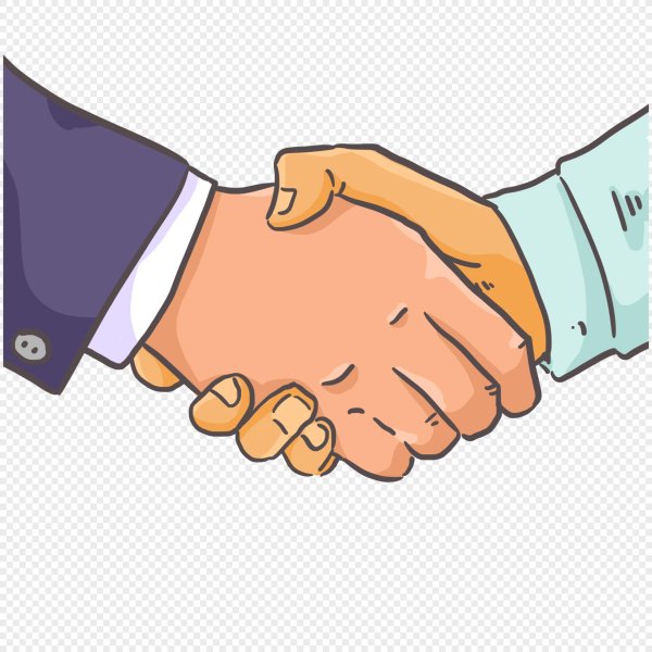 рукопожатие для презентации