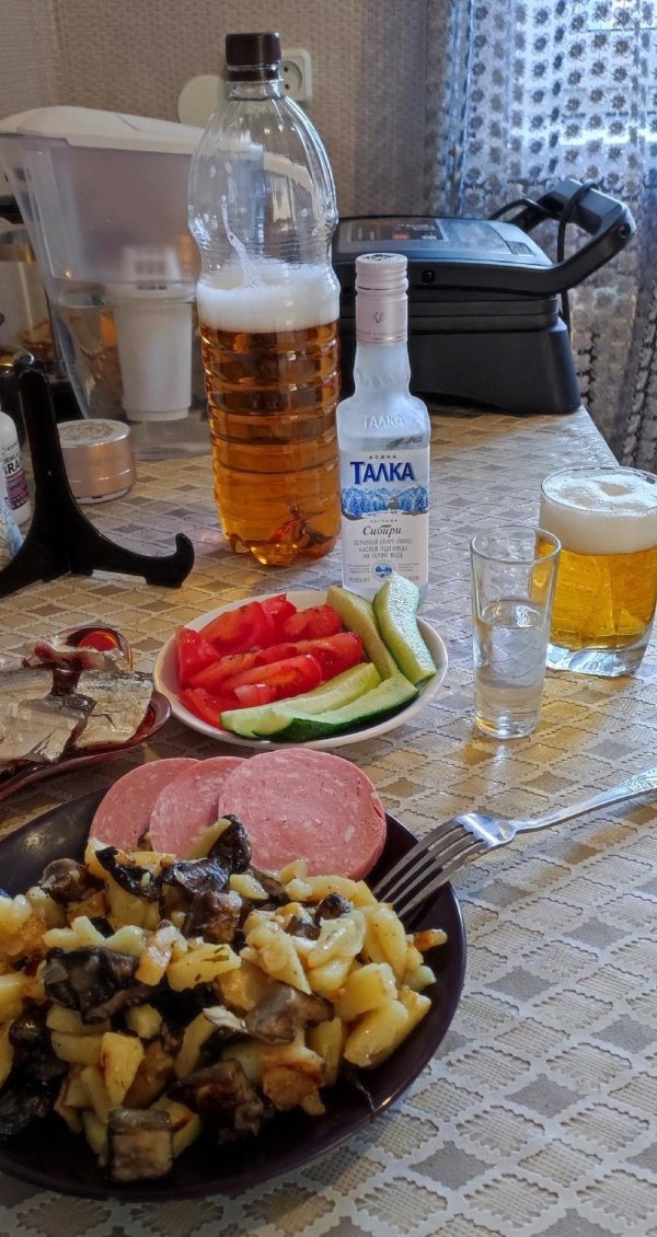 русский стол под водку