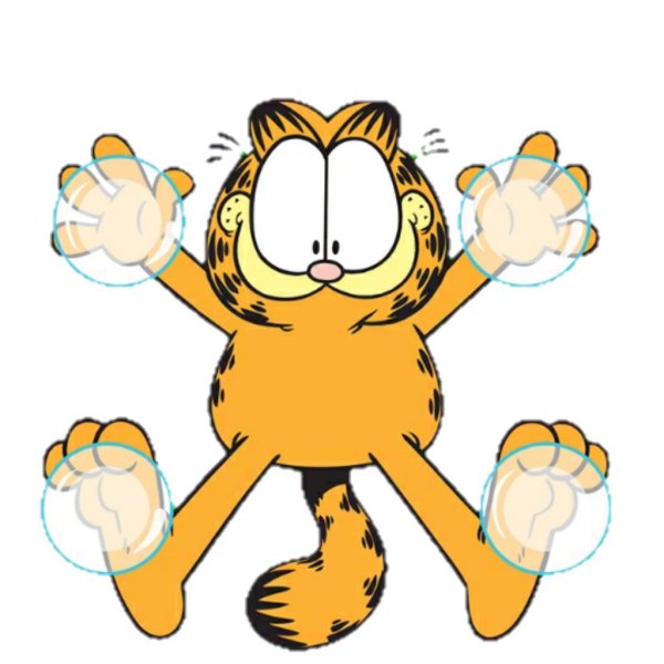 танцующий гарфилд