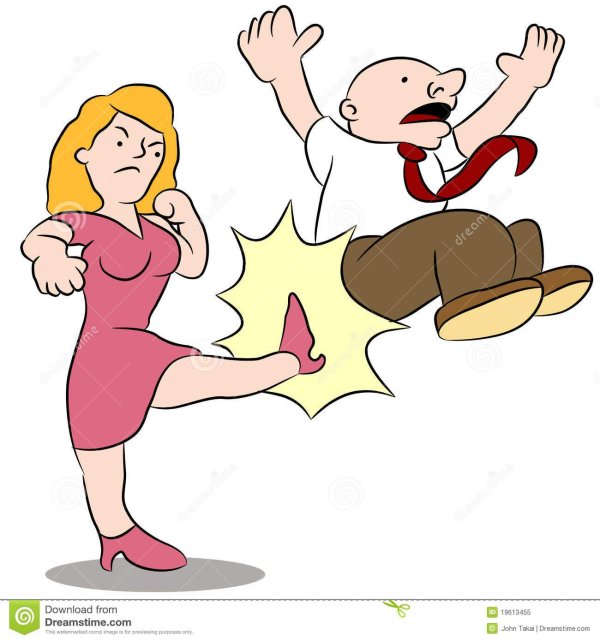 женщина карикатура