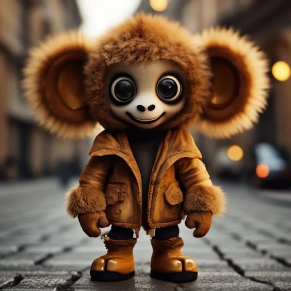 веселый чебурашка