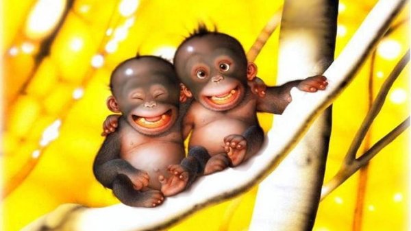 доброе утро обезьянка