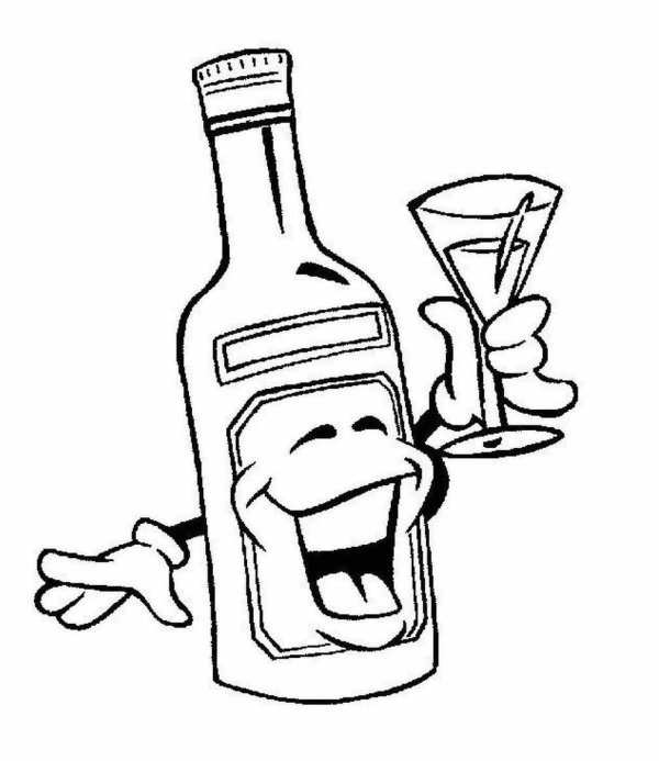 алкоголь рисунки