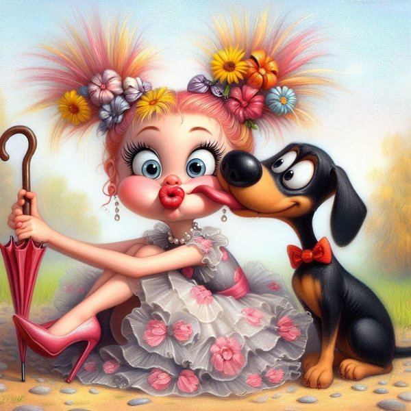 иллюстрация девочка