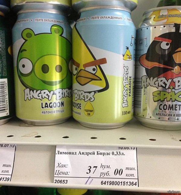 angry birds напиток