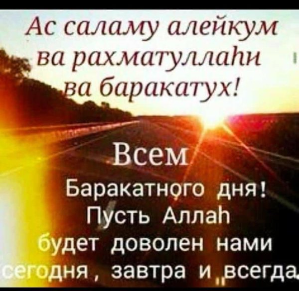 всем баракатного дня