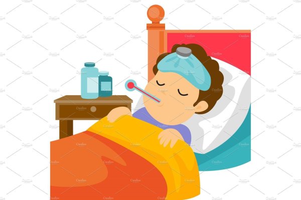 человек с градусником