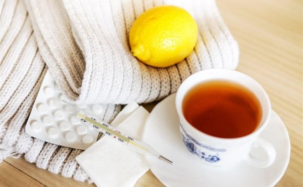 мед лимон градусник