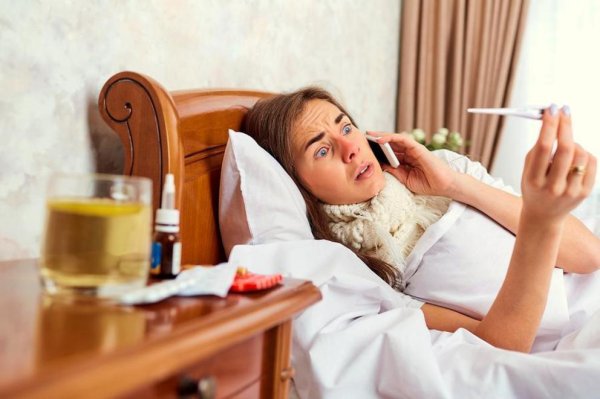 больная девушка