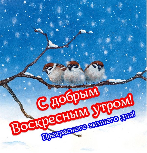 С воскресеньем зимние