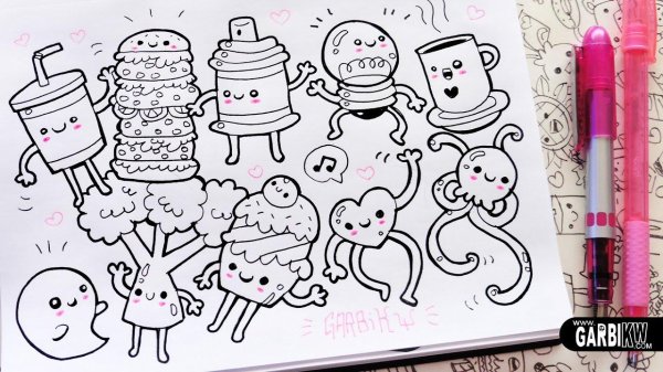 кавайный дудлинг