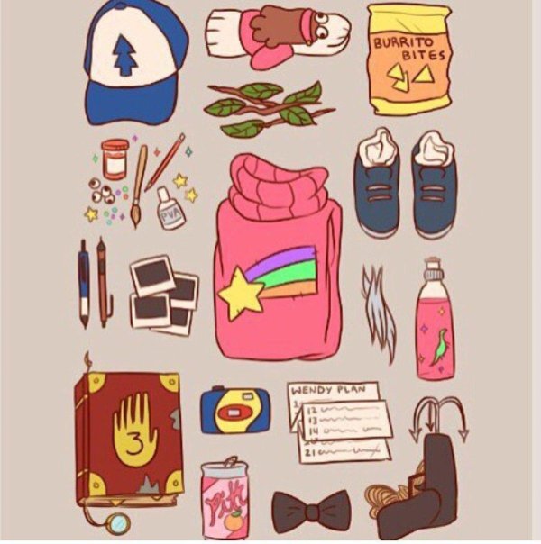 стиль гравити фолз