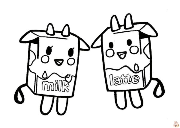 кавайные раскраски