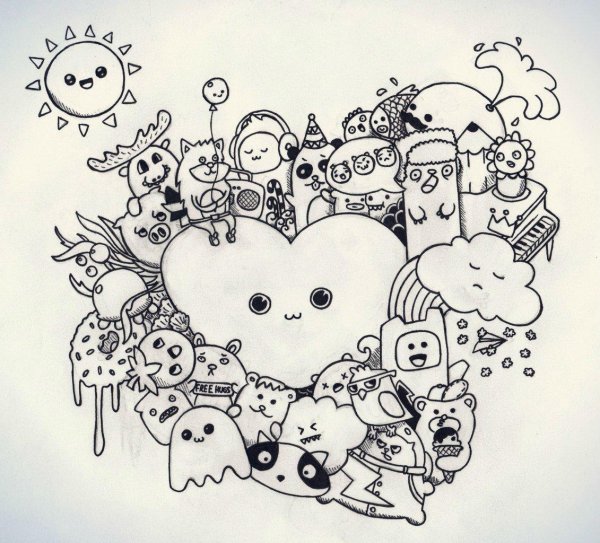 стиль дудлинг