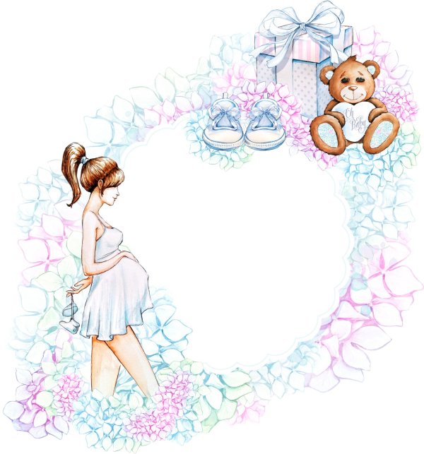 рисунки беременных