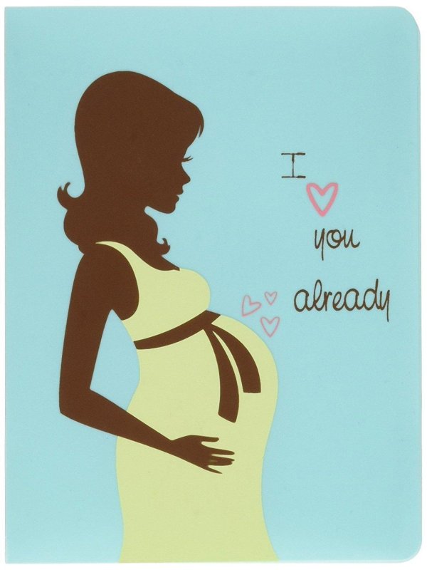 силуэт беременной женщины