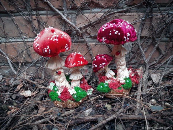 текстильные мухоморы
