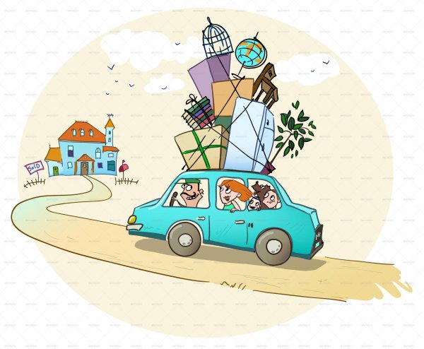 семейный автомобиль рисунок